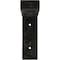 Ekena Millwork Steel Truss Shelf Bracket, Antiqued Silver 2"W x 8"D x 6 3/4"H BKTM02X08X06TSASV - alternate 3